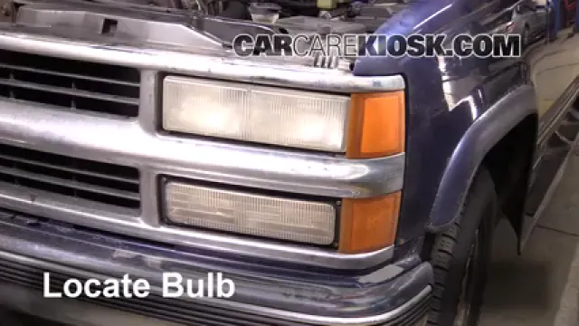 1997 Chevrolet Tahoe 5.7L V8 Luces Luz de estacionamiento (reemplazar foco)
